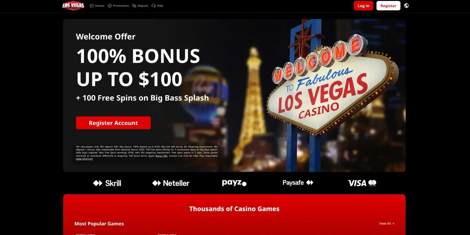 Los Vegas Homepage