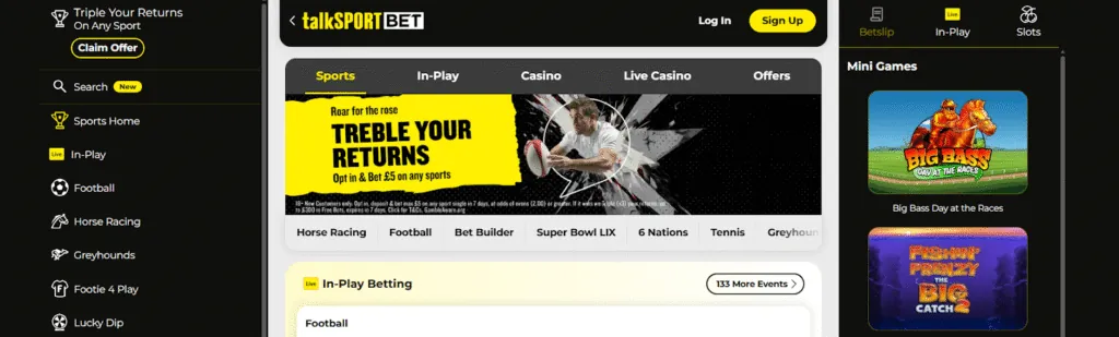 talksport bet Homepage
