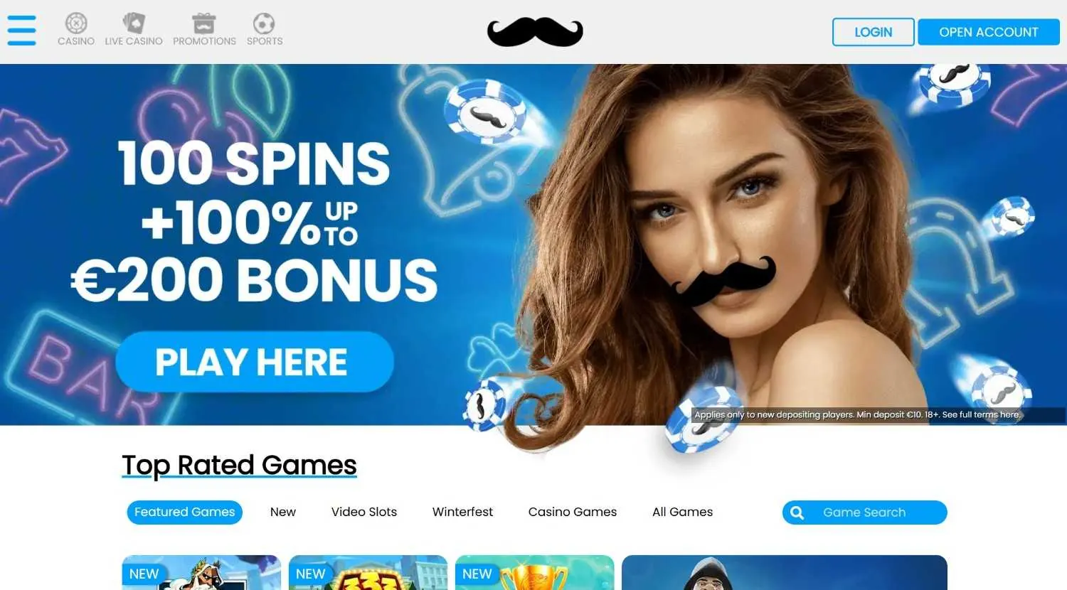 Mr Play homepage screenshot