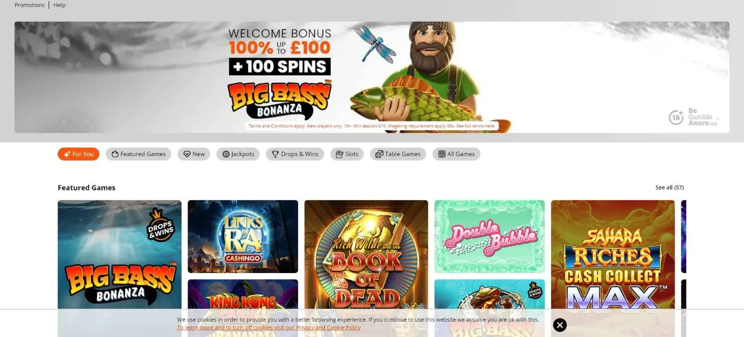 Mr Mega homepage screenshot